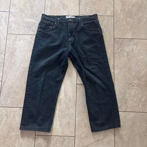 Wrangler Premium Denim Relaxed Fit Navy Blue Jeans 38x30 WR001AN